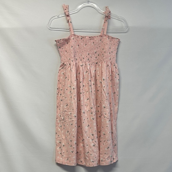 Hanna Andersson Light Pink Floral Smocked Dress - Picture 1 of 3